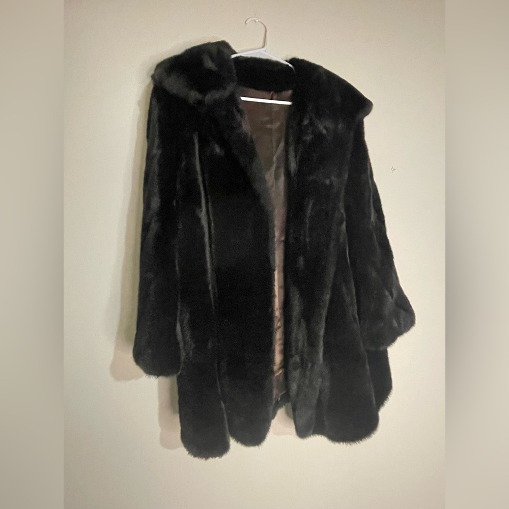 Tissavel Of France Vintage 1960’S Faux Fur Jacket - Picture 2 of 7